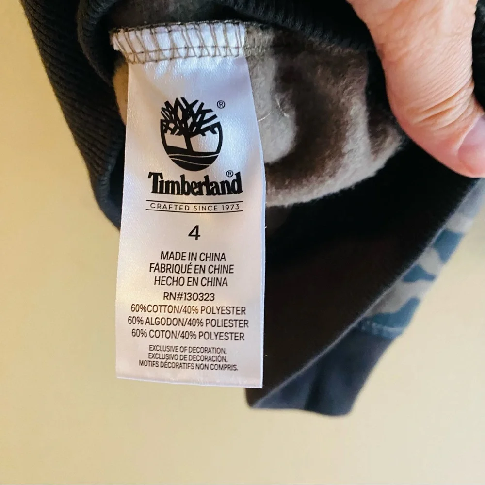 ⭐️ TIMBERLAND Boys Camo Hoodie